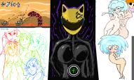 brackets celty colorful girls kawaii noir orgy patapon that_guy (801x481, 189.1KB)